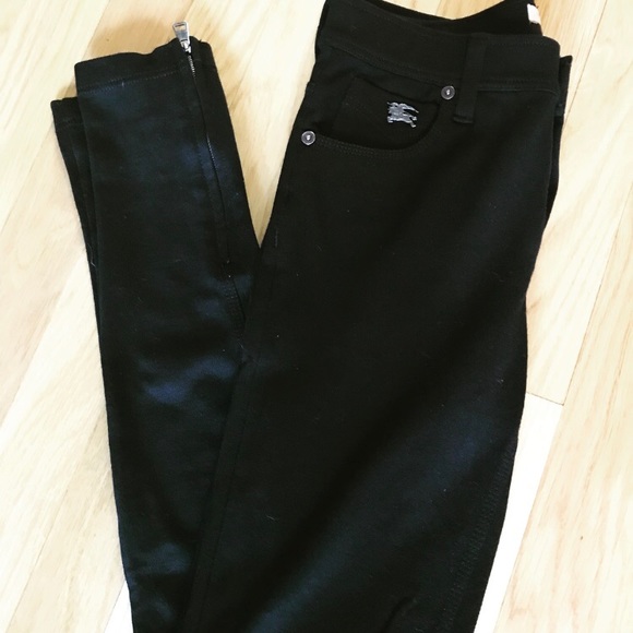 burberry pants silver